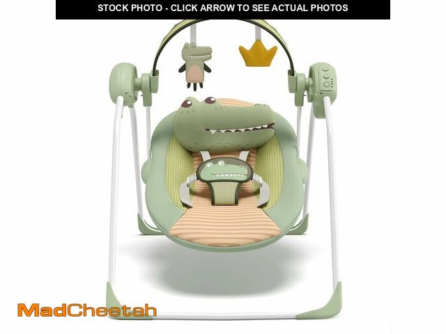 Lot 74-13563707 - Baby Swings for Infants, Portable Baby Swing with Adaptable Speed, Music and Timer, Infant Swing for...