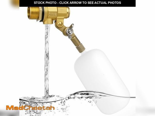 Lot 74-14263131 - 1/2 Inch Brass Water Float Valve-Pool Auto Fill Float Valve-Float Valve for Water Tank-Garden Hose F...
