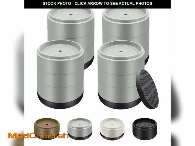 Lot 74-12603016 - Furniture Risers Bed Risers Heavy Duty 1 inch, 2 inch, 3 inch, 4 inch Round Adjustable Bed Lifts Ris...