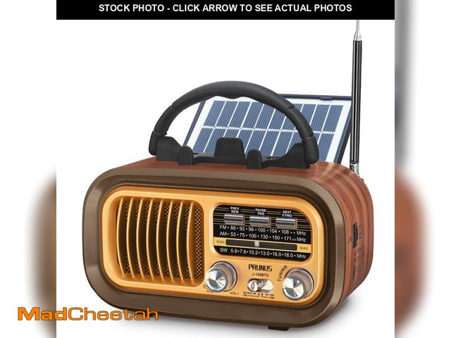 Lot 74-12704965 - PRUNUS J-150 Portable Radio AM FM SW Bluetooth, Retro Radios Vintage Transistor with Best Sound, Sol...