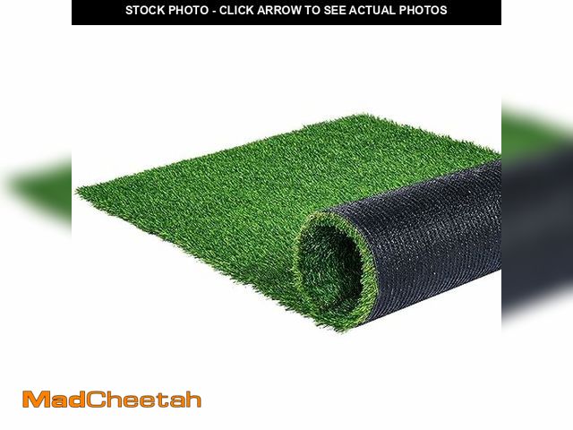 Lot 74-12664765 - VEVOR Artifical Grass Turf, 5 x 10 ft Thick Grass Rug Indoor Outdoor, 1.38" Realistic Synthetic Gras...