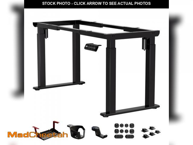 Lot 74-12337367 - 4-Leg Standing Desk Frame Dual Motor, Electric Adjustable Legs Compatible Desktop Size 39Ã¢â¬Â³-79Ã...