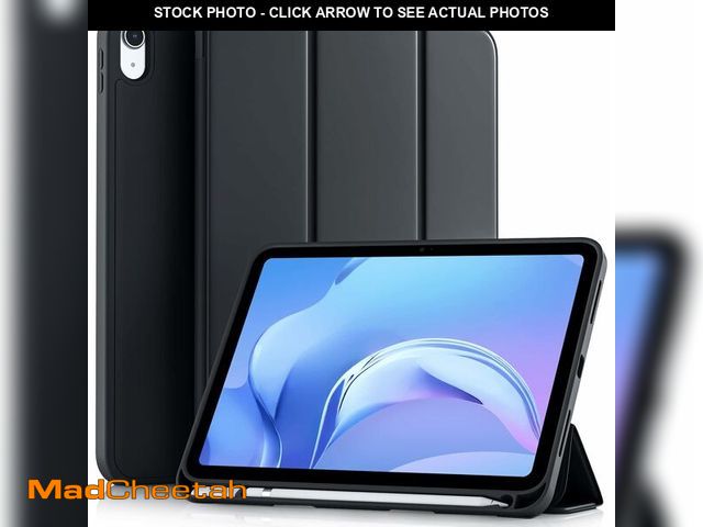 Lot 74-10955972 - Akkerds Compatible with iPad 10th Generation Case 10.9 Inch 2022 with Pencil Holder, Slim Trifold St...