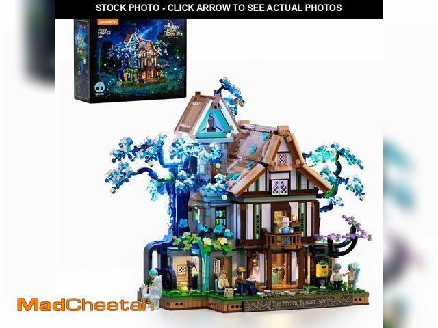 Lot 74-13627302 - Lumibricks Sylvan-Inn Treehouse Lighting Building-Bricks-Set - 3120 Pcs Elf Hotel Cabin Collection T...
