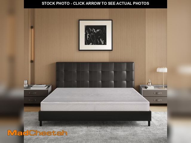 Lot 74-14608102 - EGOHOME 5 inch Queen Size Metal Box Spring, Easy Assembly Mattress Foundation - UNUSED
