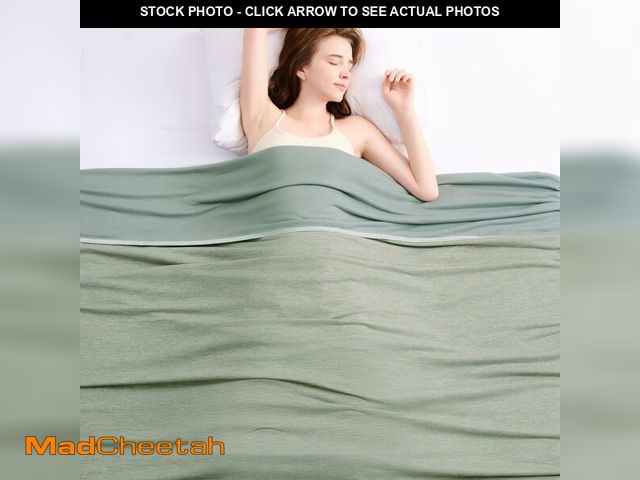 Lot 74-13549375 - Topcee Cooling Blanket(90"x108"King Size) for Night Sweats Absorbs Heat to Keep Adults Cool on Warm ...