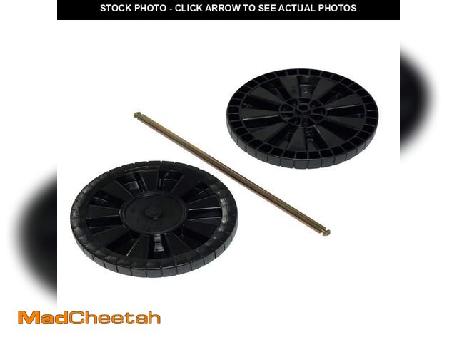 Lot 74-12746787 - Toter Replacement Wheel Kit for 64 Gal. 2-Wheel Trash Can - UNUSED