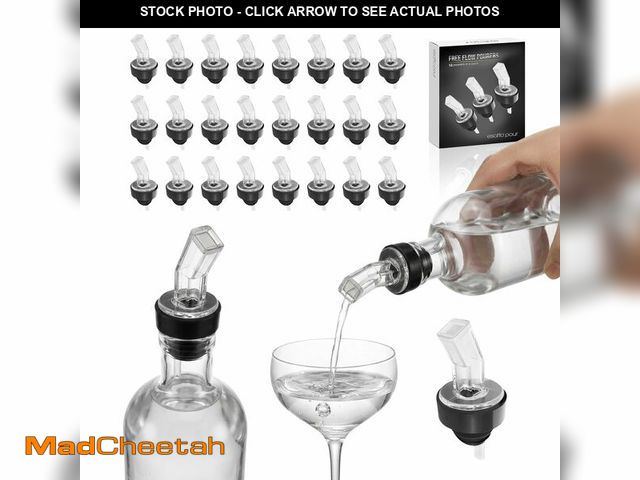 Lot 74-14208337 - Esatto Pourer with Screen - Premium Quality Liquor Dispenser Pour Spouts with Built-in Filter for Sm...