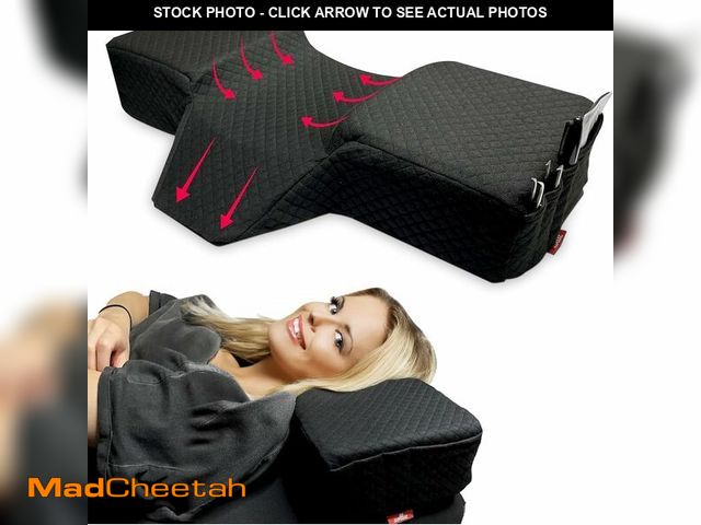 Lot 74-13571283 - Lash Pillow for Eyelash Extensions - Curved Memory Foam Bed Pillow, Ergonomic Head Rest with Neck Su...