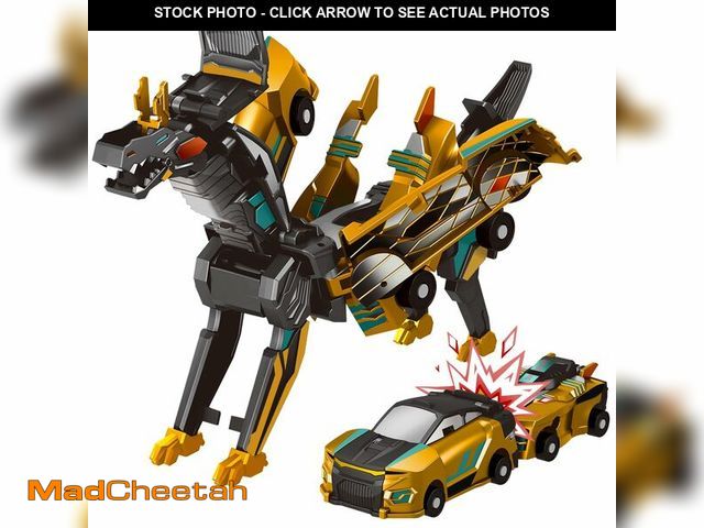 Lot 74-14298293 - Intoypad Collision Transforming Dinosaur Car Toy, 2 Magnetic Cars Transform into Dinosaur Toys for K...