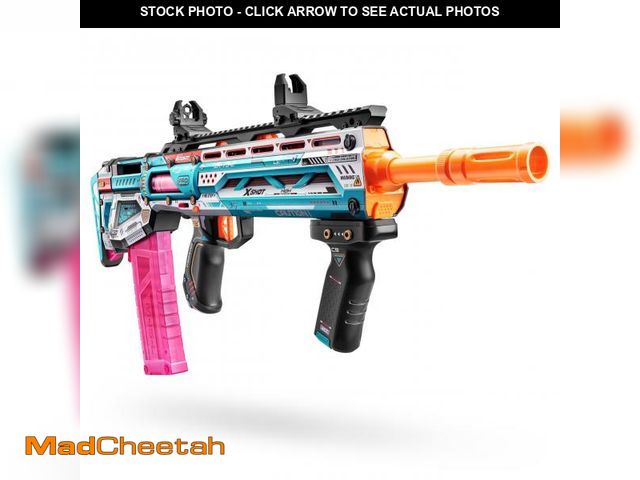 Lot 74-12406611 - SHOT XSHOT Skins Pro Series 1 Long Blaster by ZURU with 40 Darts, Air Pocket Technology Darts and Da...