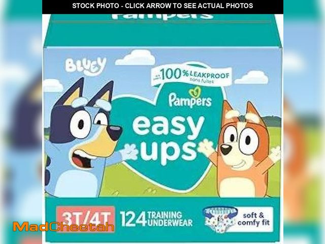 Lot 74-12516014 - Training Pants - Easy Ups Boys &amp; Girls Bluey - Size 3T-4T, 124 Count, Children's Potty Underwear...