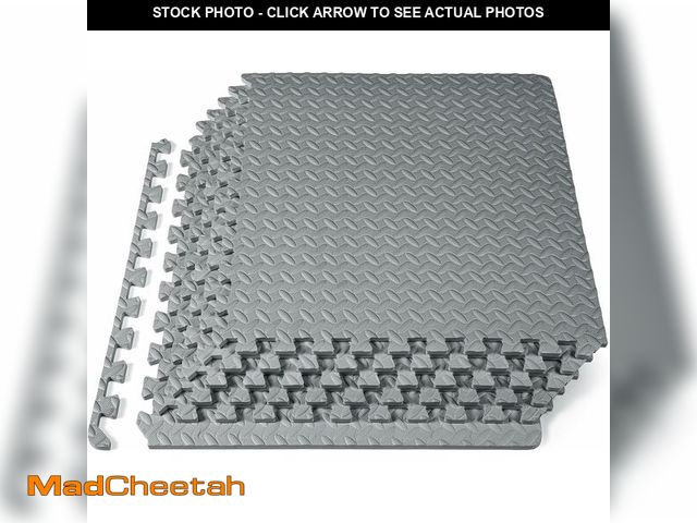Lot 74-13583424 - ProsourceFit Puzzle Exercise Mat Ã in, EVA Interlocking Foam Floor Tiles for Home Gym, Mat for Home...
