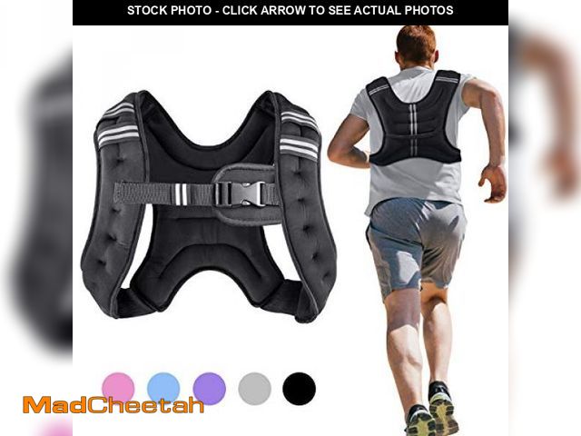 Lot 74-12327212 - Henkelion Weighted Vest Weight Vest for Men Women Kids Weights Included, Body Weight Vests Adjustabl...