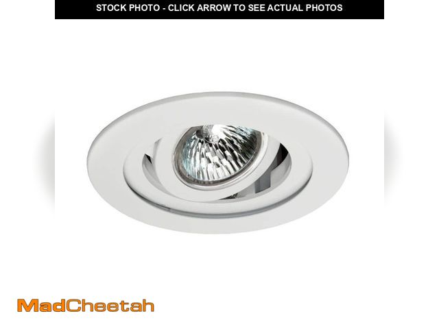 Lot 74-12852894 - NICOR 3 in. White Recessed Gimbal Ring Trim - UNUSED