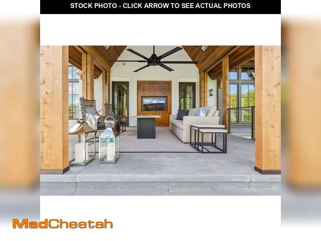 Lot 74-12804050 - Commercial Electric High Velocity 6 ft. Indoor/Outdoor Matte Black Ceiling Fan with Wall Control Inc...