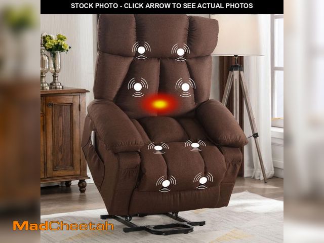 Lot 74-12252132 - JONPONY Power Lift Recliner Chair Recliners for Elderly with Heat and Massage Recliner Chair for Liv...
