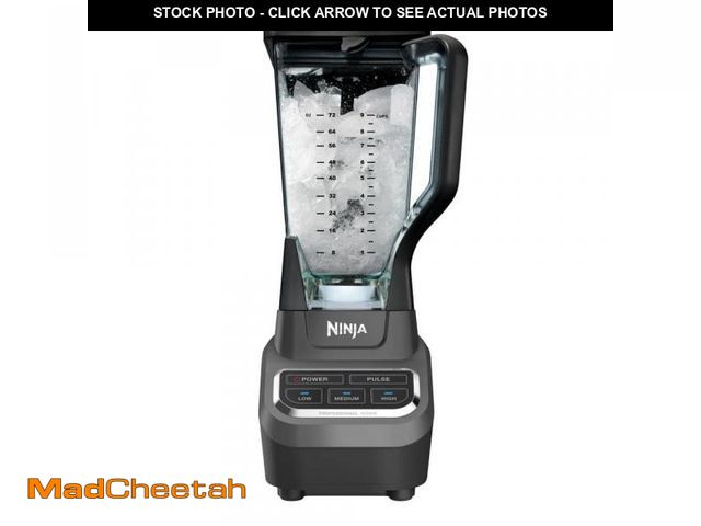 Lot 74-12424802 - NINJA 72 oz. Professional Blender, 3 Speed, 1000-Watt, with Pulse Control, Ice Crushing, and Pureein...