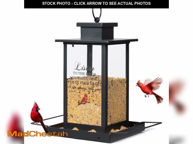 Lot 74-12706941 - Urllinz Memorial Bird Feeders for Outdoors, Sympathy Gifts for Loss of Loved One Dad Mom, Remembranc...
