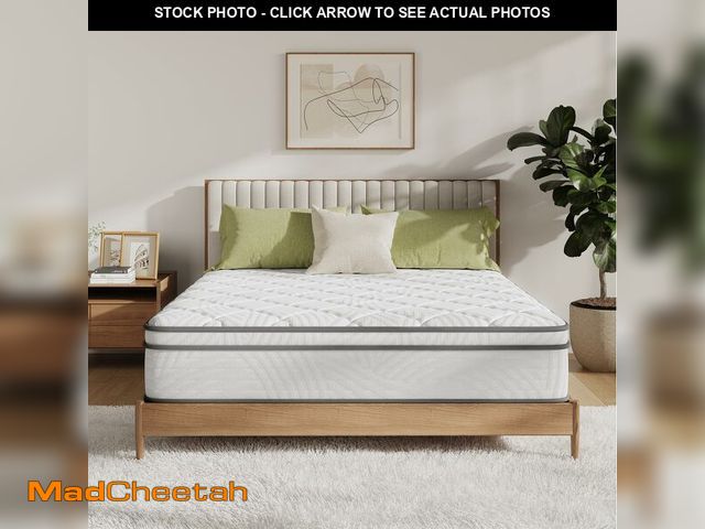 Lot 74-13791184 - Novilla Full Size Mattress 12 inch, Hybrid Full Mattress in a Box with Independent Spring &amp; Comf...