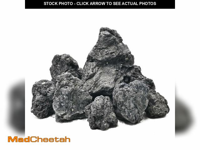 Lot 74-14337566 - Natural Volcanic Lava Rock Stones for Fire Pit 4"-9" Natural Rocks for Fish,Fire Bowls,Gas Log Sets,...