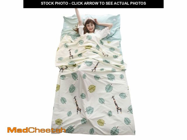 Lot 74-13549484 - TRIWONDER Sleeping Bag Liner Camping Sheet Travel Sheet Cotton Lightweight Sleeping Sack for Camping...