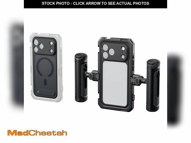 Lot 74-13548475 - SmallRig Phone Video Cage Dual Handheld Kit for iPhone 17 Pro Max, Phone Rig with Wireless Quick Rel...