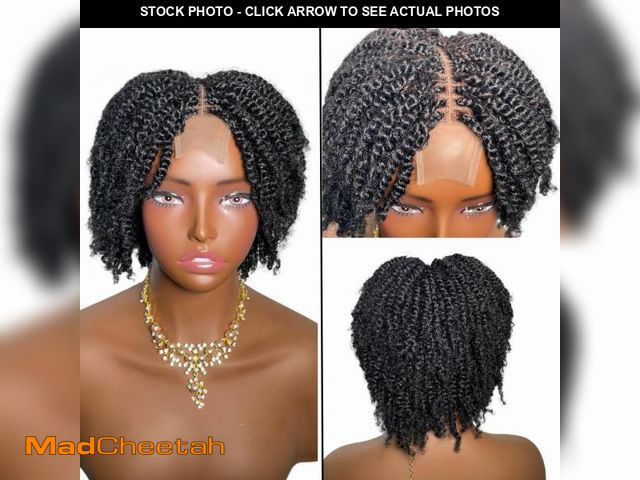 Lot 74-12306712 - Forever Braids Glueless Kinky Twist Wig for Black Women (Black) - USED