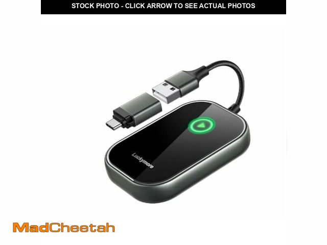 Lot 74-12974750 - Luckymore Wireless Carplay Adapter, Converts Wired to Wireless Carplay Dongle for Plug &amp; Play Ca...