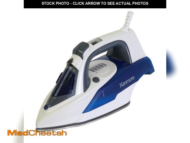 Lot 74-12783782 - *DIRTY* KENMORE Digital Power Steam Iron With Vertical Garment Steamer, 9-Fabric Presets, Digital Te...