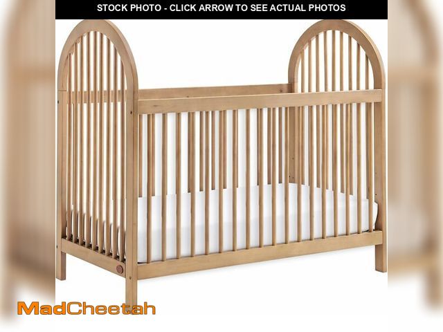 Lot 74-13074594 - Soho Baby Everlee 3-in-1 Island Crib, Honey Wood - UNUSED