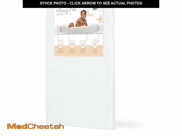 Lot 74-12783005 - Dream On Me Holly 3Ã¢â¬Â Mini/Portable Crib Mattress, Greenguard Gold &amp; JPMA Certified, Fits P...