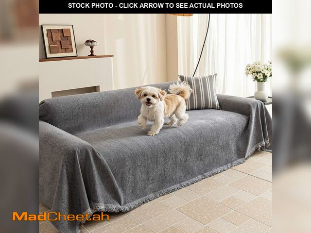 Lot 74-14478410 - MEETSKY Couch Covers for Sofa, Washable Sofa Covers, Love Seat Couch Covers for 2 Cushion Couch Sofa...