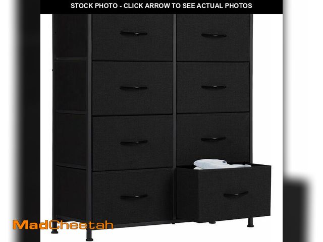Lot 74-12544410 - Sweetcrispy Dresser, Dresser for Bedroom Drawer Organizer Storage Drawers, Fabric Storage Tower with...