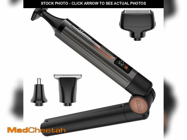 Lot 74-13625589 - Hatteker Upgraded Mens Electric Back Shaver Body Grooming kit Body Trimmer Facial,Arm,Chin Beard Tri...