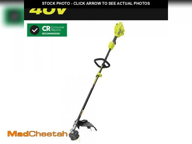 Lot 74-12087107 - RYOBI 40V 15 in. Expand-It Cordless Battery Attachment Capable String Trimmer (Tool Only) - USED
