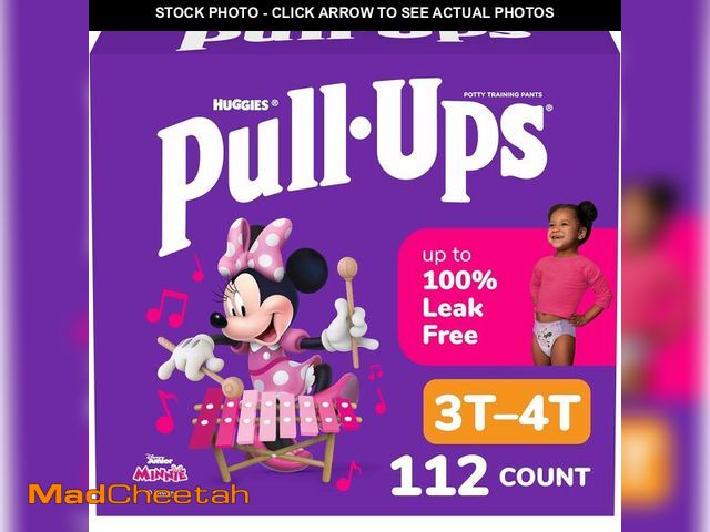 Lot 74-13041651 - Pull-Ups Girls' Potty Training Pants, Size 3T-4T Training Underwear (32-40 lbs), (2 Packs of 28) - U...