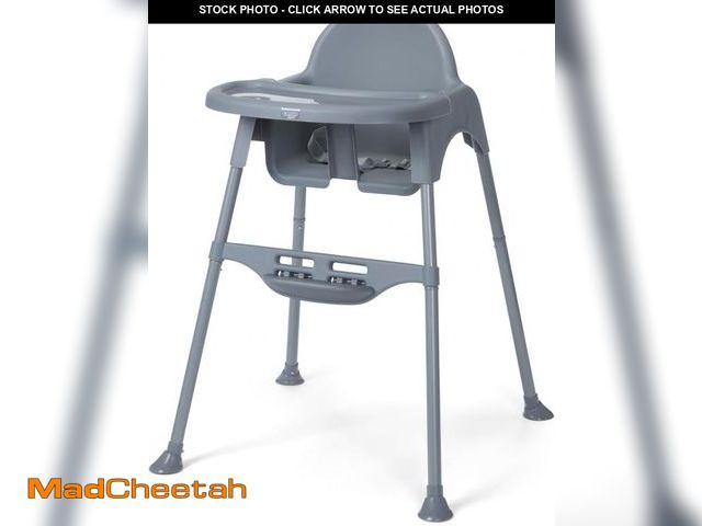 Lot 74-12098118 - Cosco Kids Canteen High Chair Lightweight Portable Baby Feeding Chair with Adjustable Tray, Easy to ...