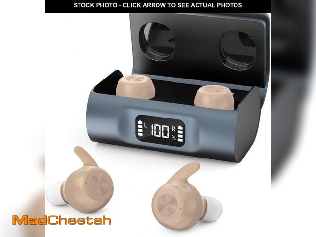 Lot 74-12327164 - *SEE DETAILS* Hearing Aids for Seniors, OTC Hearing Aid Rechargeable with Noise Cancellation Adults,...