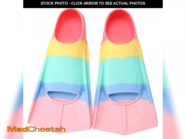 Lot 74-12049229 - Foyinbet Kids Swim Fins,Short Kids Fins Youth Swimming Flippers for Lap Swimming Training for Childr...