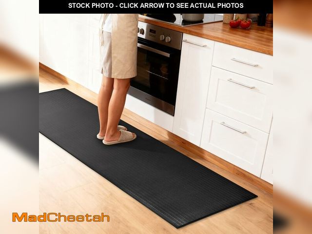 Lot 74-14251004 - NORTHSKY Olympia Anti Fatigue Mat, Fatigue Mats for Standing, Ribbed, 8 x 3 ft, 5/8" Thick, Waterpro...