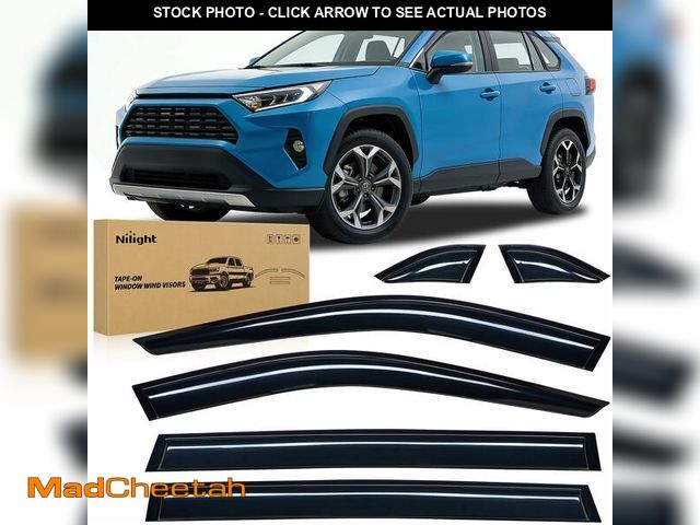 Lot 74-13927364 - Nilight Window Rain Guards for Toyota Tacoma Double Cab 2005-2015 2010 2011 2012 2013 2014 2015, Out...