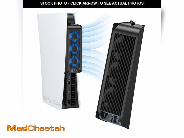 Lot 74-13623477 - Cooling Fan for PS5 Accessories, KIWIHOME Upgraded Quiet Cooler Fan with Auto Speed, Controller USB3...