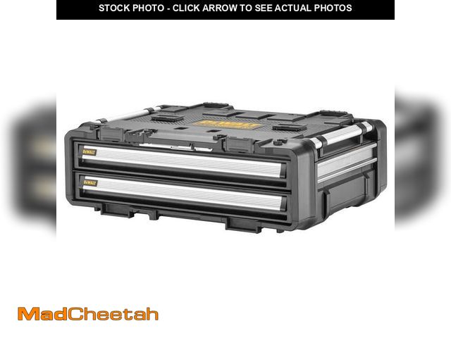 Lot 74-13288284 - DEWALT TOUGHSYSTEM 2.0 DXL 30 in. 2-Drawer Box - UNUSED