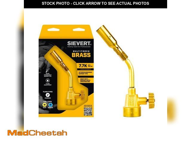 Lot 74-13771804 - SIEVERT MultiTorch Brass Burner Tip (Fuel Not Included) - UNUSED