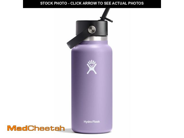 Lot 74-14148663 - Hydro Flask 32 Oz Wide Mouth Flex Straw Cap Moonshadow - UNUSED