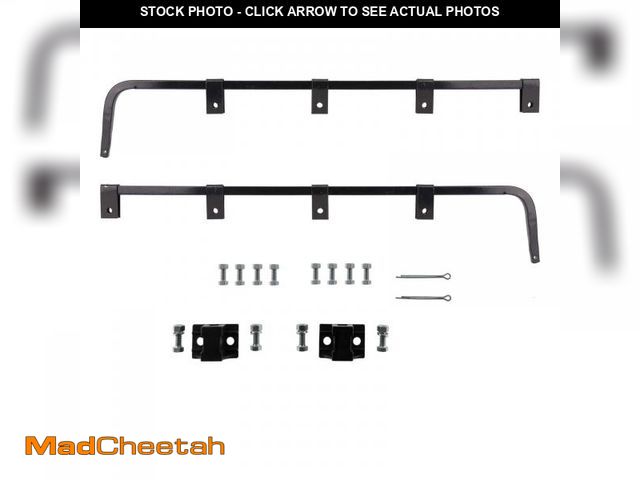 Lot 74-12418592 - CHDT66 Mud Flap Hangers for Semi Trucks, Length: 30.25", 0.640" Bar Type Square Steel - 1 Pair of He...