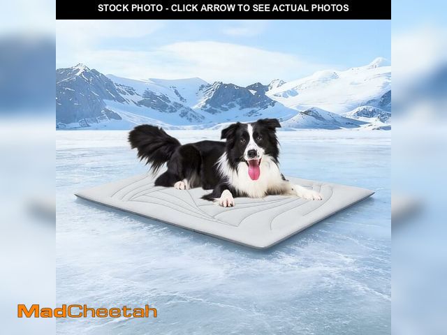 Lot 74-14271158 - Petrendy Dog Cooling Mat, 48"x28" Cooling Mat for Large Dogs, Arc-Chill Cold Fabric Delivers Rapid a...