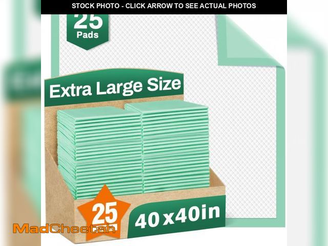 Lot 74-12439436 - MILDPLUS Disposable Bed Pads 40"X40" Extra Large Pee Pads for Incontinence 140 Gram Heavy Duty Super...