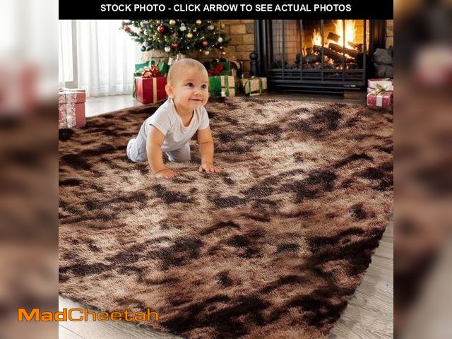 Lot 74-12158063 - Sanmadrola Area Rug for Bedroom,8'x10',Fluffy Shag Rug for Living Room,Furry Carpet for Kids Room,Sh...